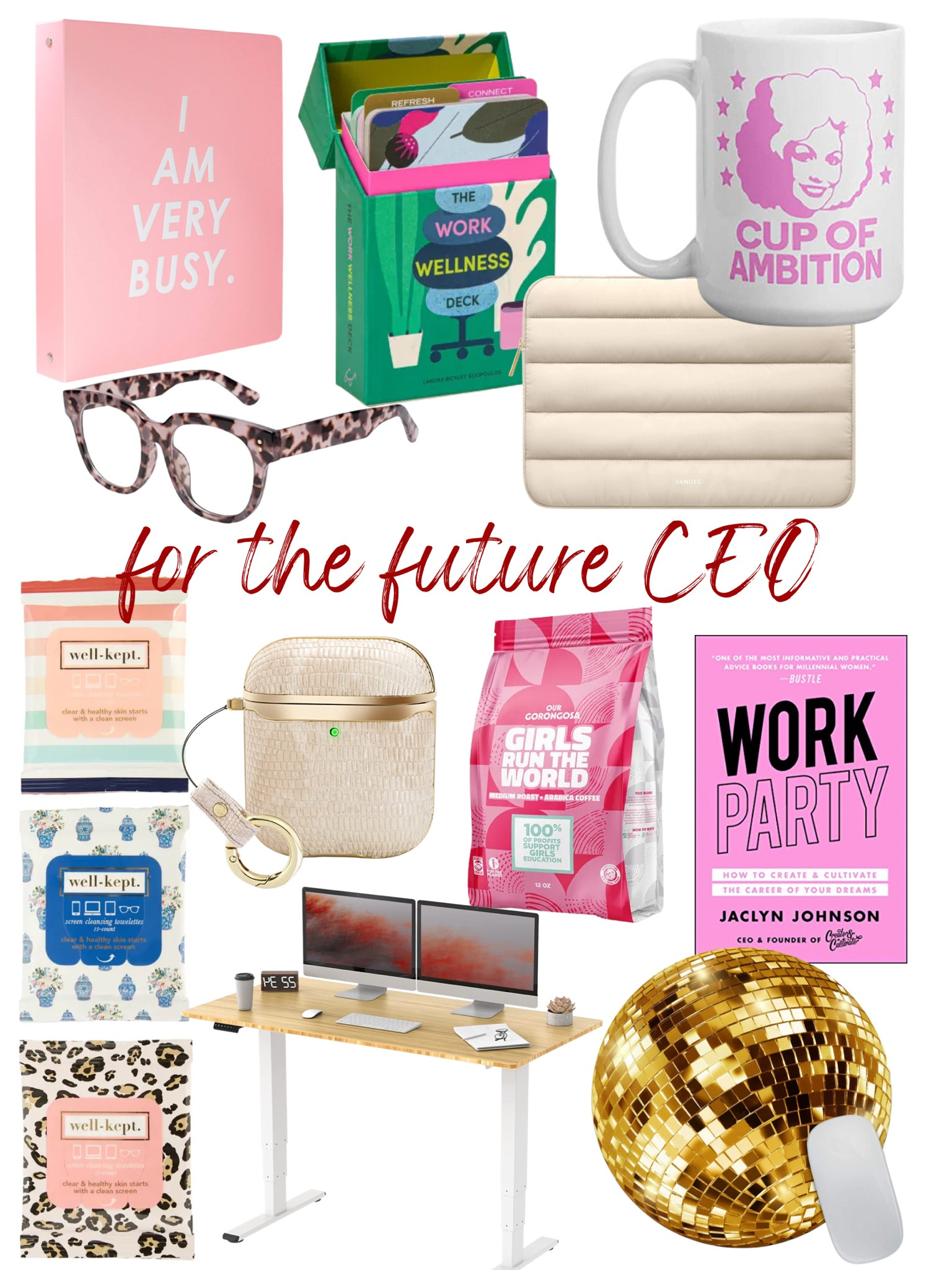 Boss babe gifts, work gifts, co worker gifts, boss gifts, standing desk

#LTKSeasonal #LTKworkwear #LTKHoliday