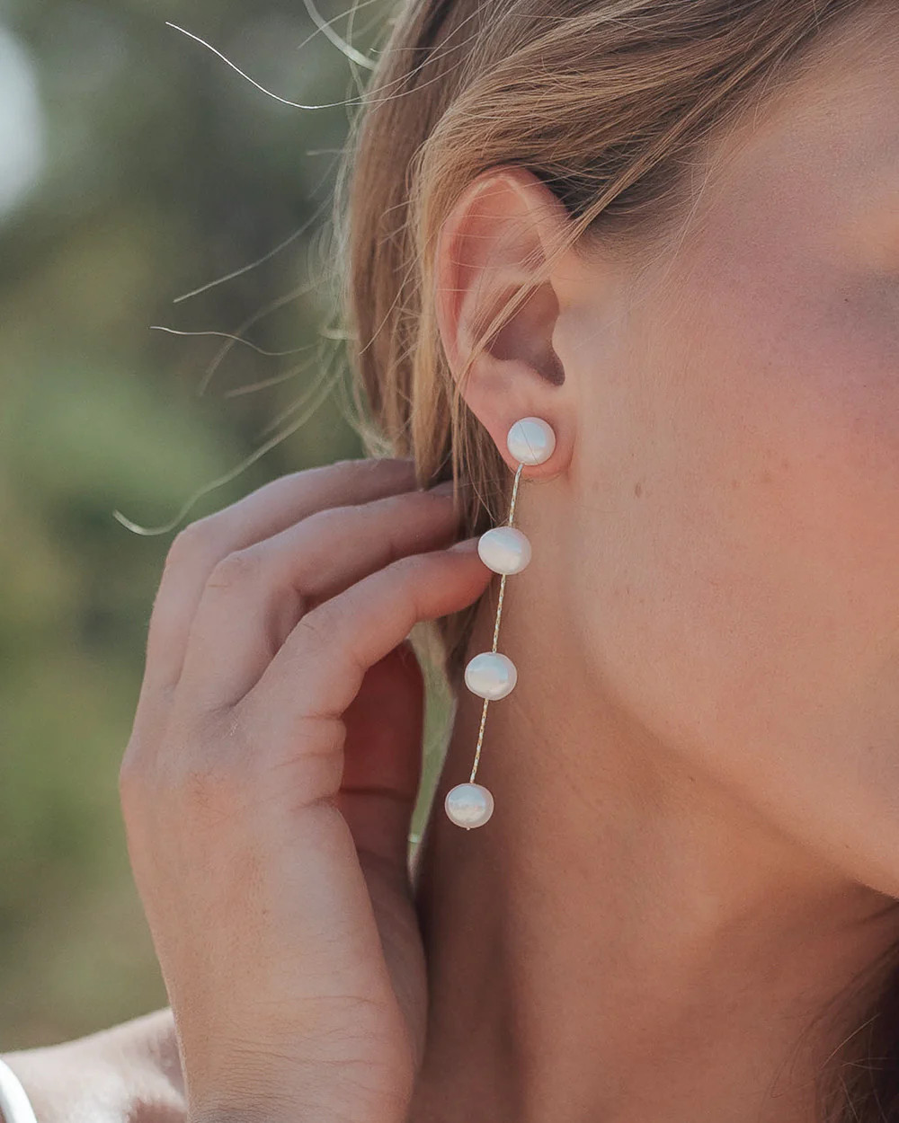 Krista Pearl Dangle Earrings | Dareth Colburn