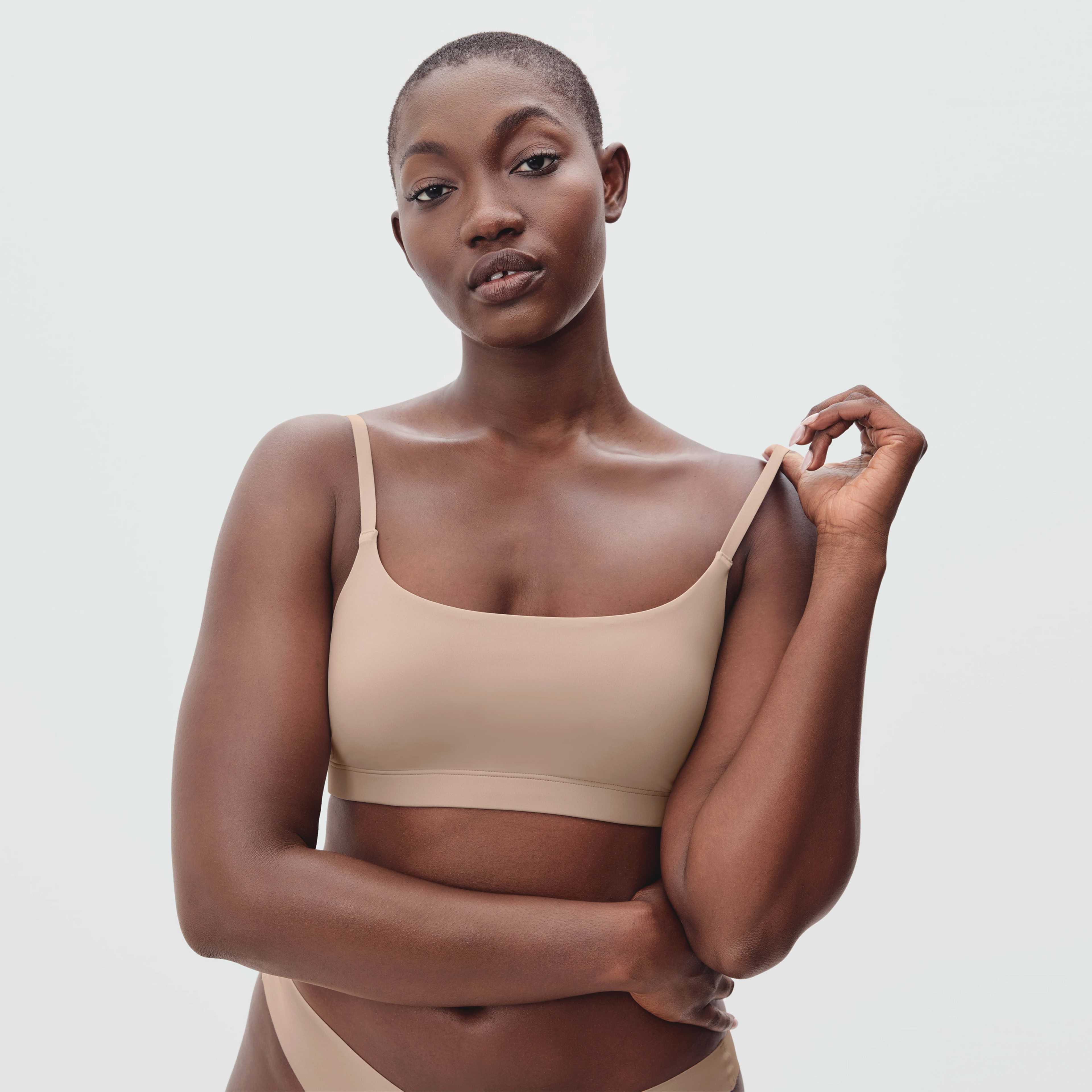 The Invisible Square-Neck Bralette | Everlane