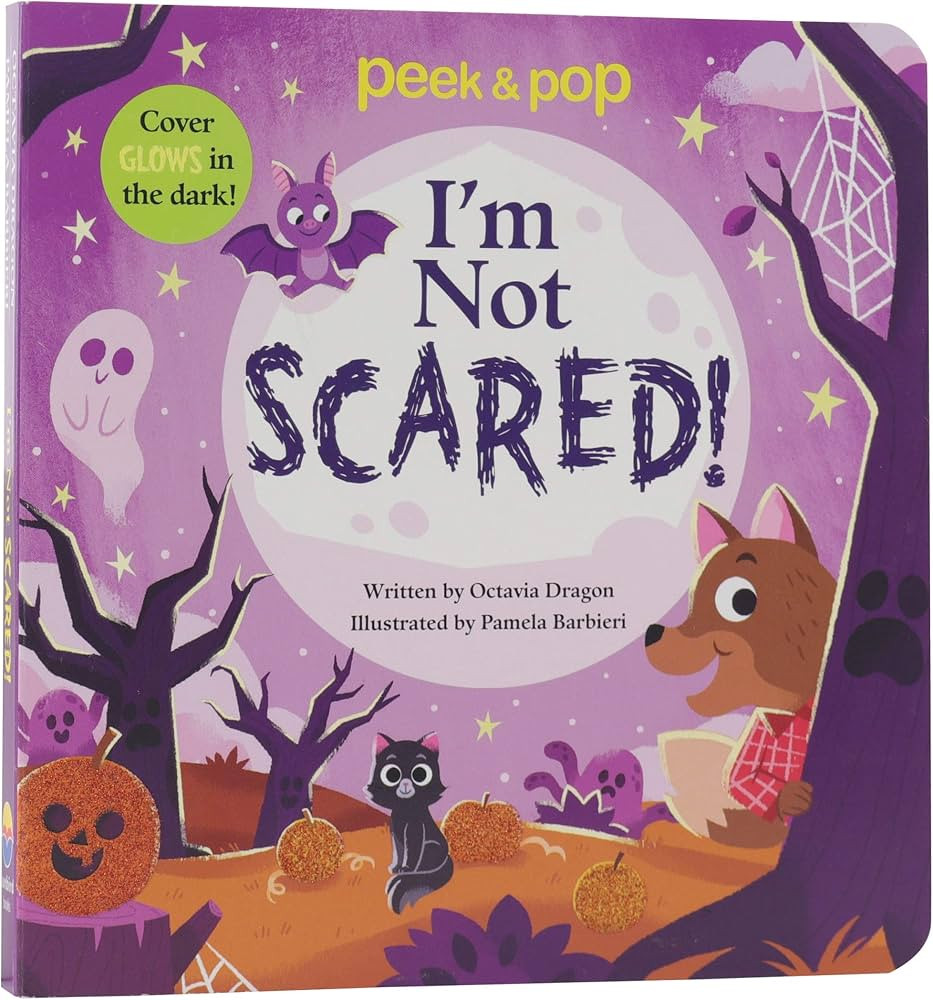 I'm Not Scared Peek & Pop Up Halloween Book - Cover Glows in the Dark | Amazon (US)