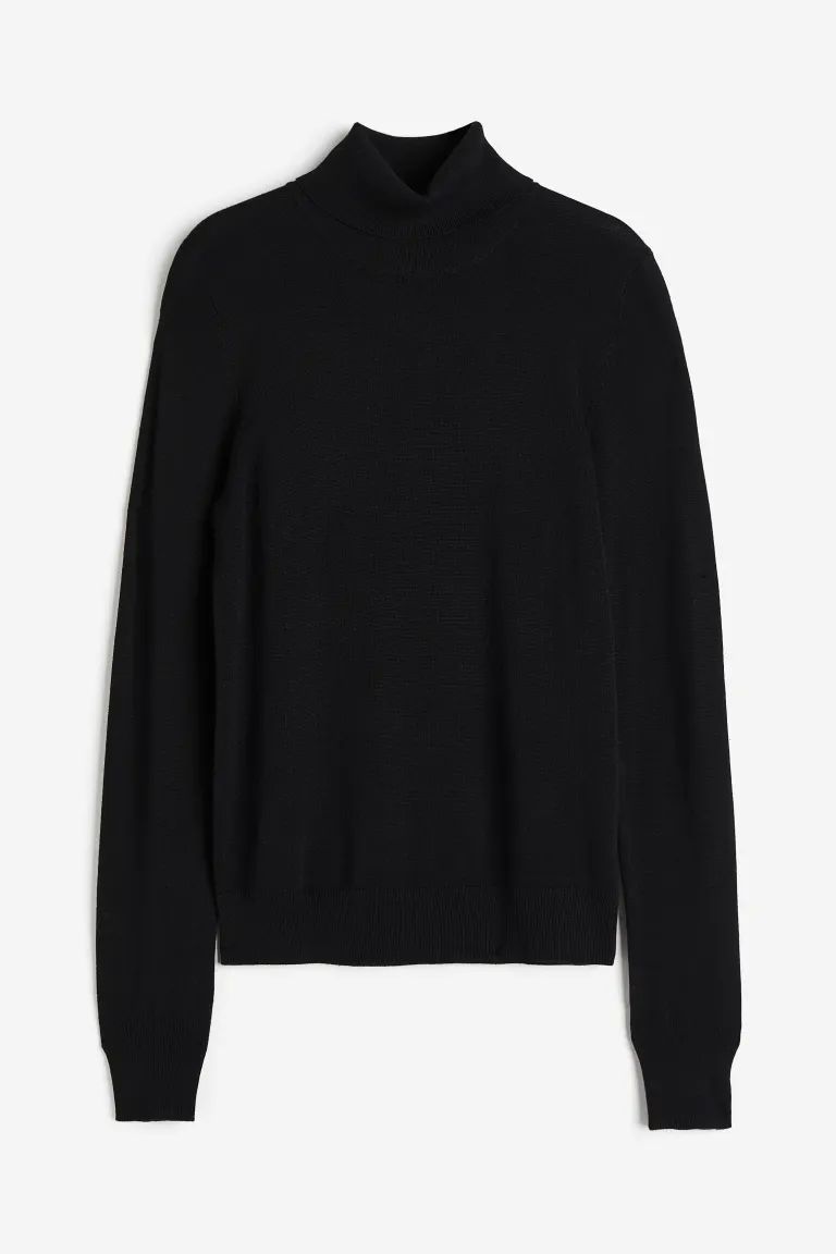 Turtleneck Sweater - Black - Ladies | H&M US | H&M (US + CA)