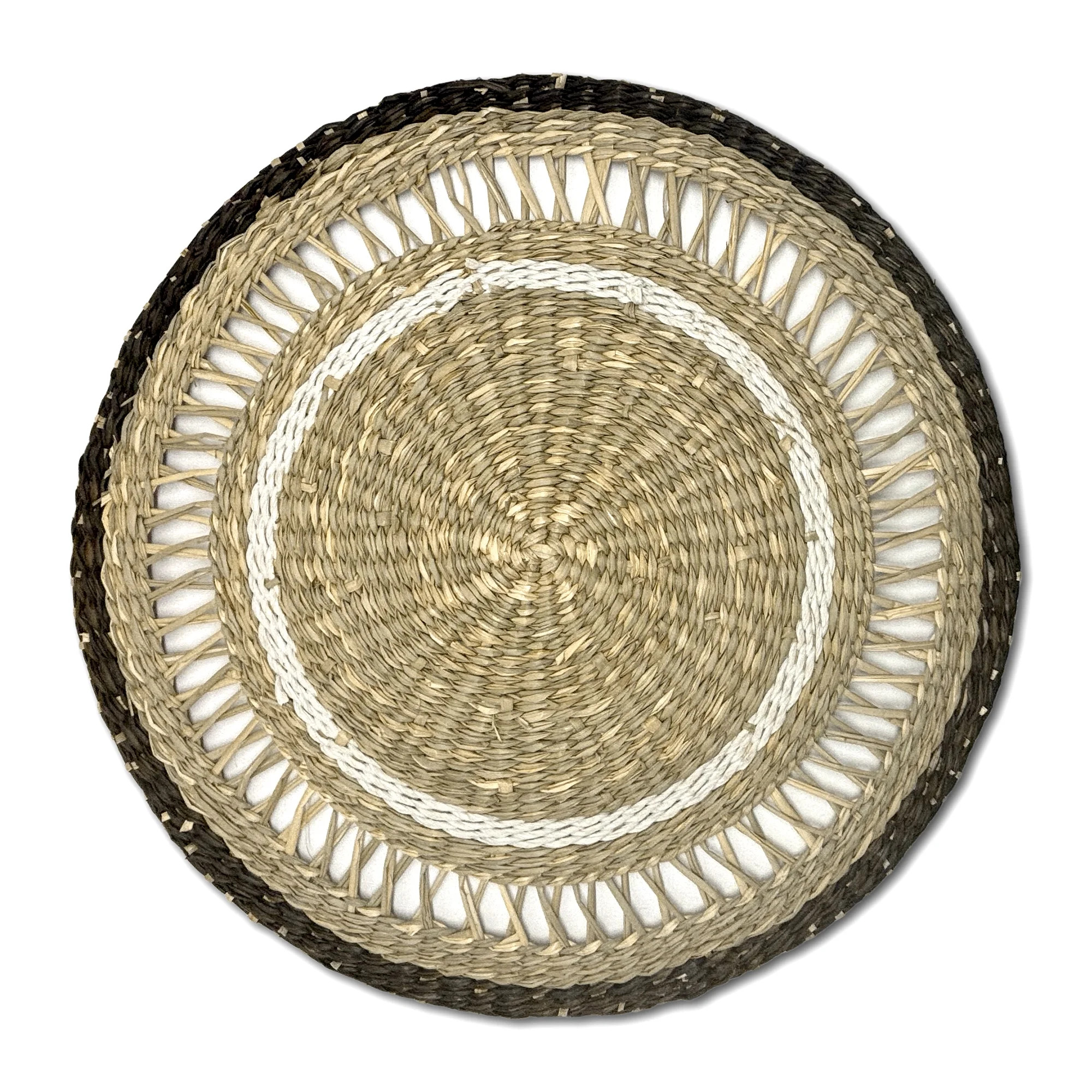 Better Homes & Gardens Potter Natural and Brown Table Placemat, 15" Diameter | Walmart (US)