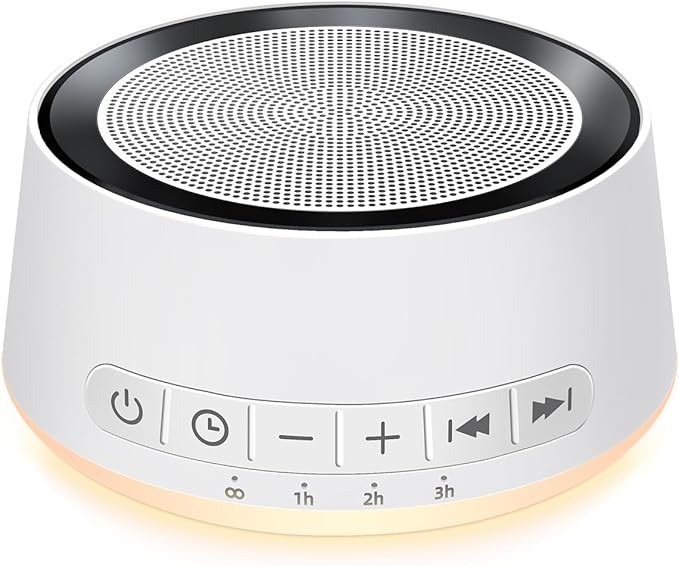 Sound Machine Night Light White Noise Machine with 30 Soothing Sounds 12 Colors Night Light Sleep... | Amazon (US)
