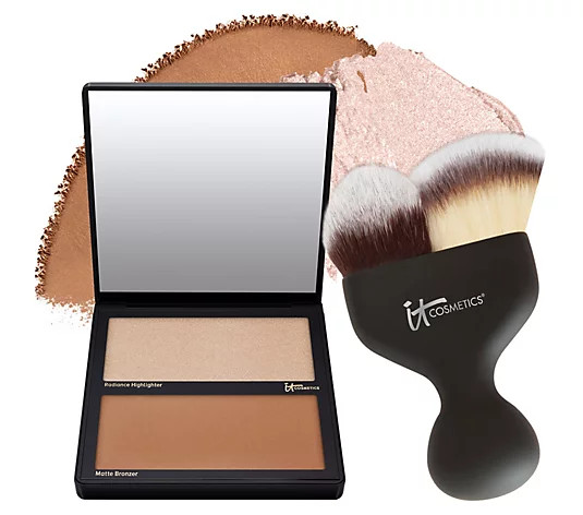 IT Cosmetics Hello Cheekbones with Brush - QVC.com | QVC