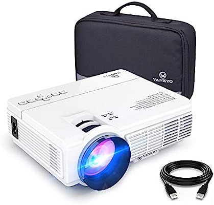 VANKYO LEISURE 3 Mini Projector, 1080P and 170'' Display Supported, 3600L Portable Movie Projecto... | Amazon (US)
