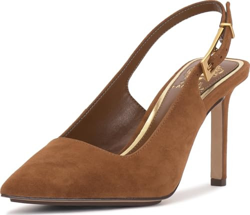 Vince Camuto Women's Brendie Slingback Pump, Burnt Sugar, 9 | Amazon (US)