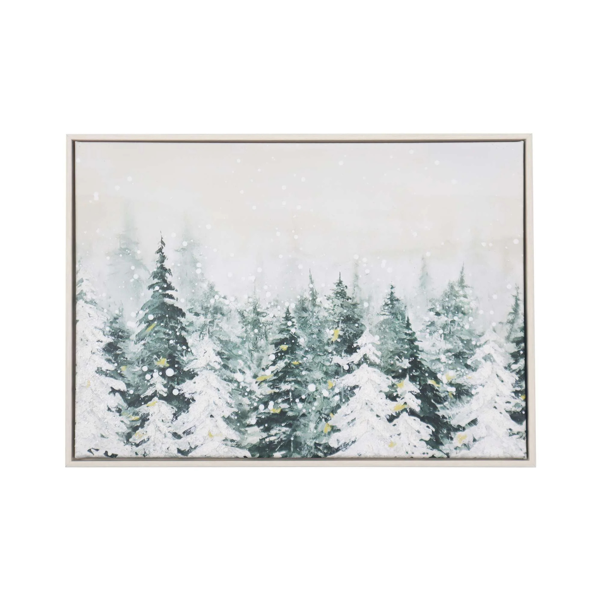 Holiday time tree painting wall decoration,18 inch width, multi colour, Painting trees wall decor... | Walmart (CA)