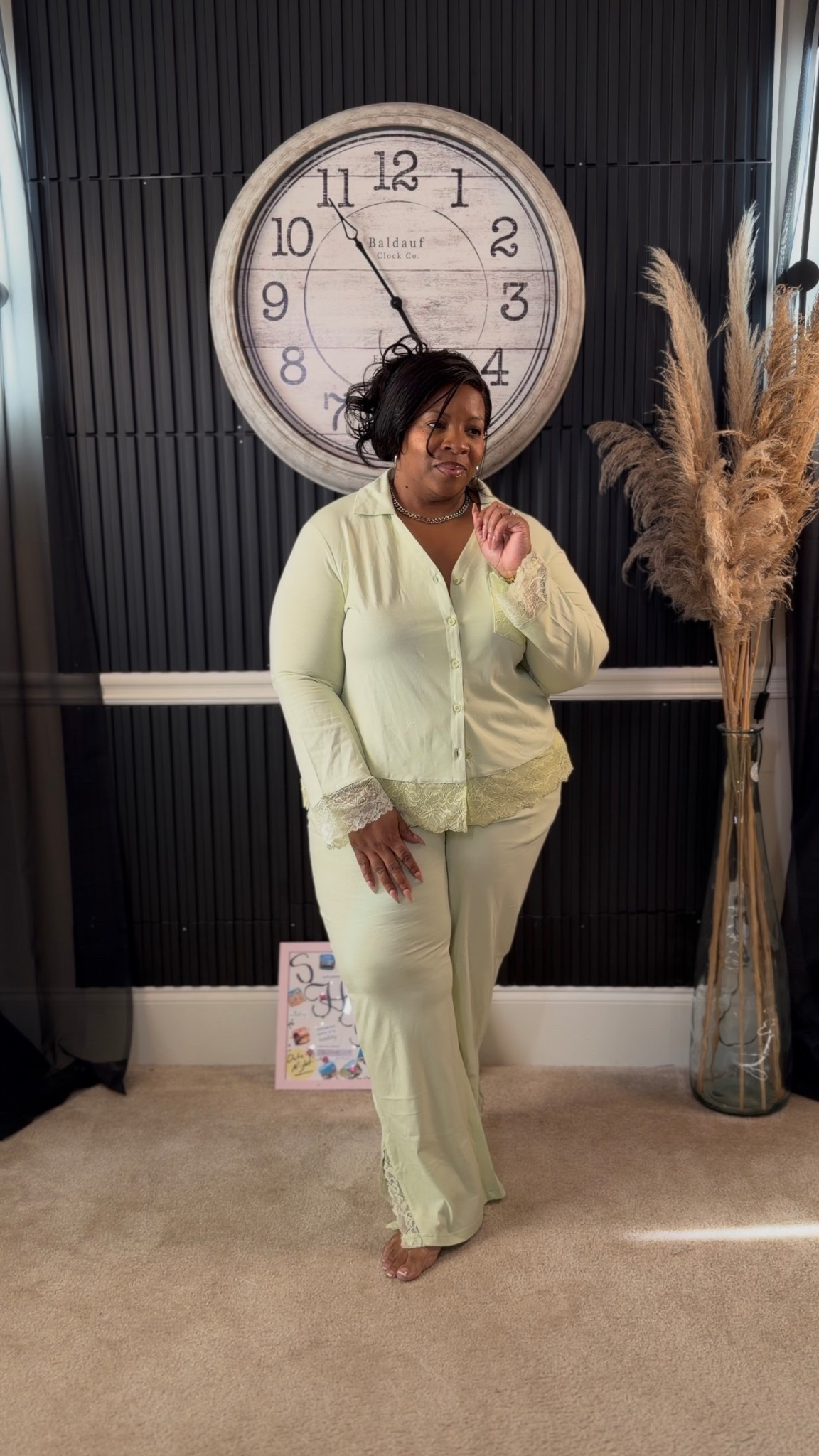 Two piece pajama set loungewear 

#LTKPlusSize #LTKOver40 #LTKMidsize