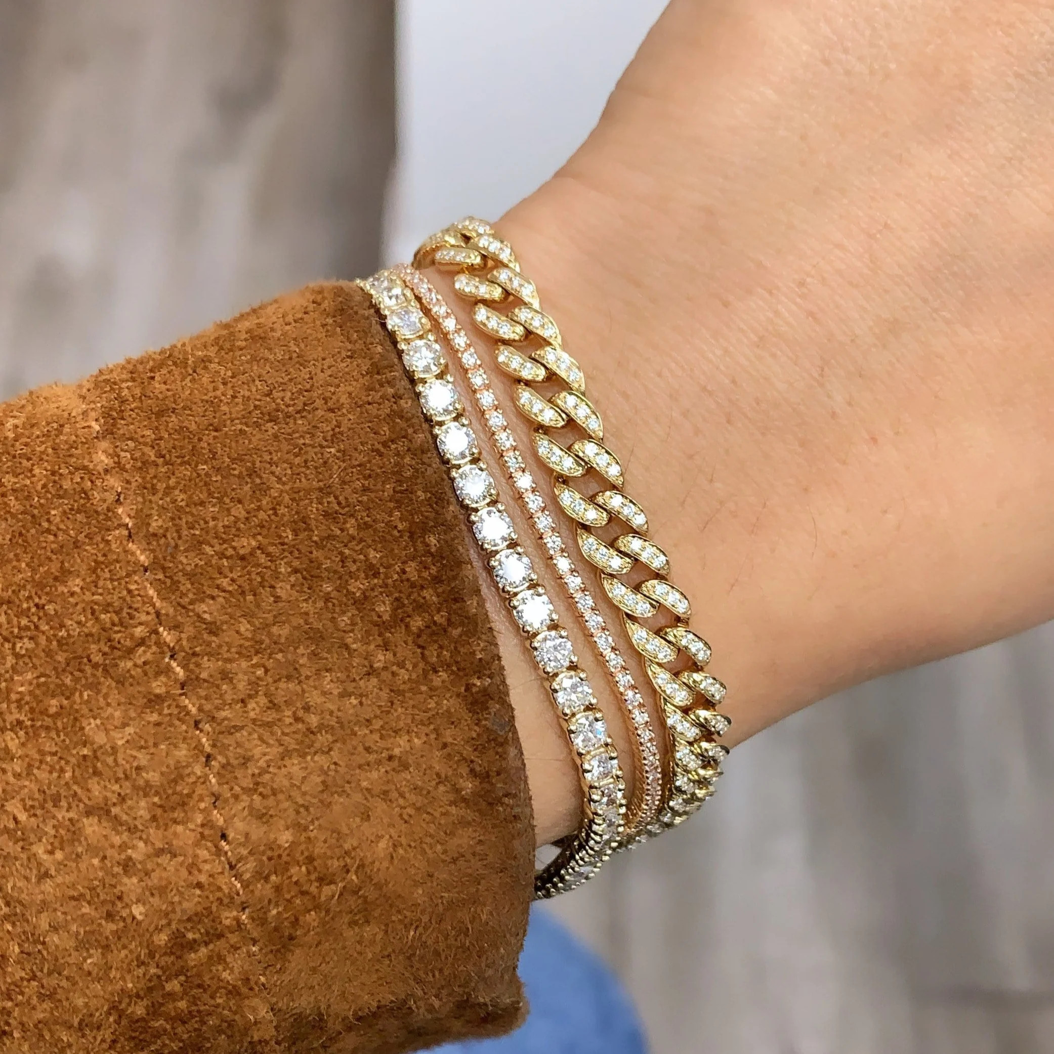 Natural Diamond Tennis Bracelet | Happy Jewelers
