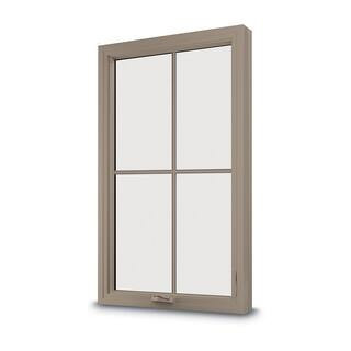 100 Series 35.5 in. x 71.5 in. Sandtone Right-Hand Casement Composite Window Sandtone Int & Hdw SmartSun Glass & Grilles | The Home Depot