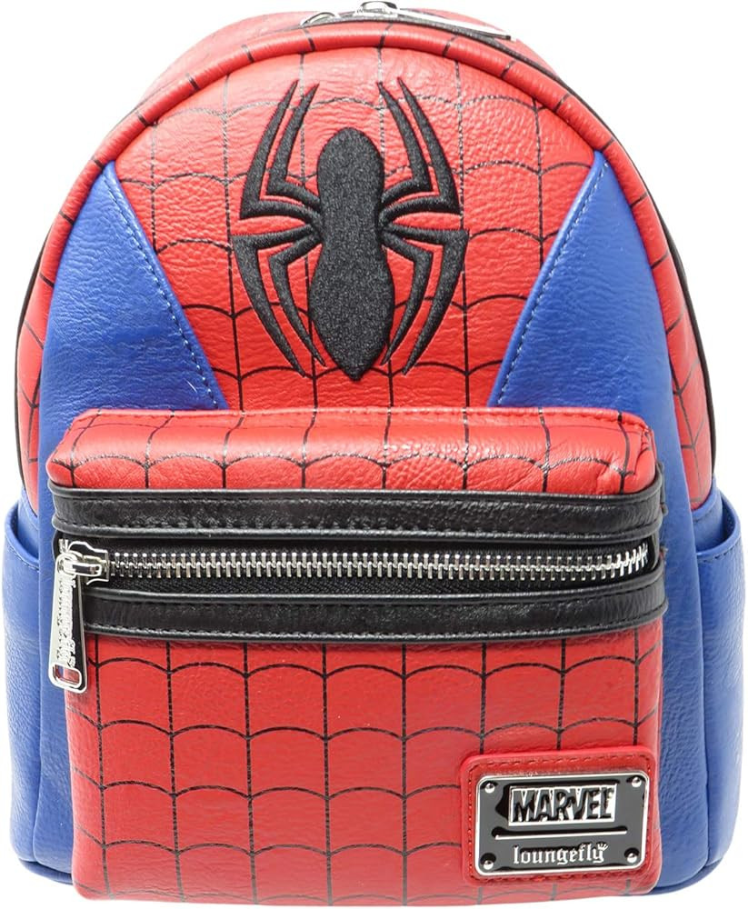 Loungefly x Marvel Spider-Man Suit Mini Faux Leather Backpack | Amazon (US)