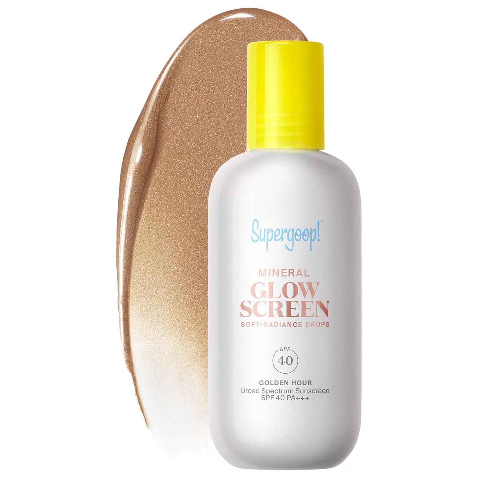 Supergoop! Glowscreen Soft-Radiance Drops Mineral SPF 40, Size: 1.7 Oz, Golden Hour | Kohl's