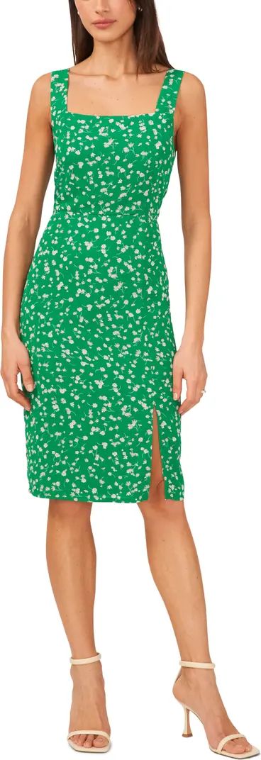 Floral Square Neck Dress | Nordstrom