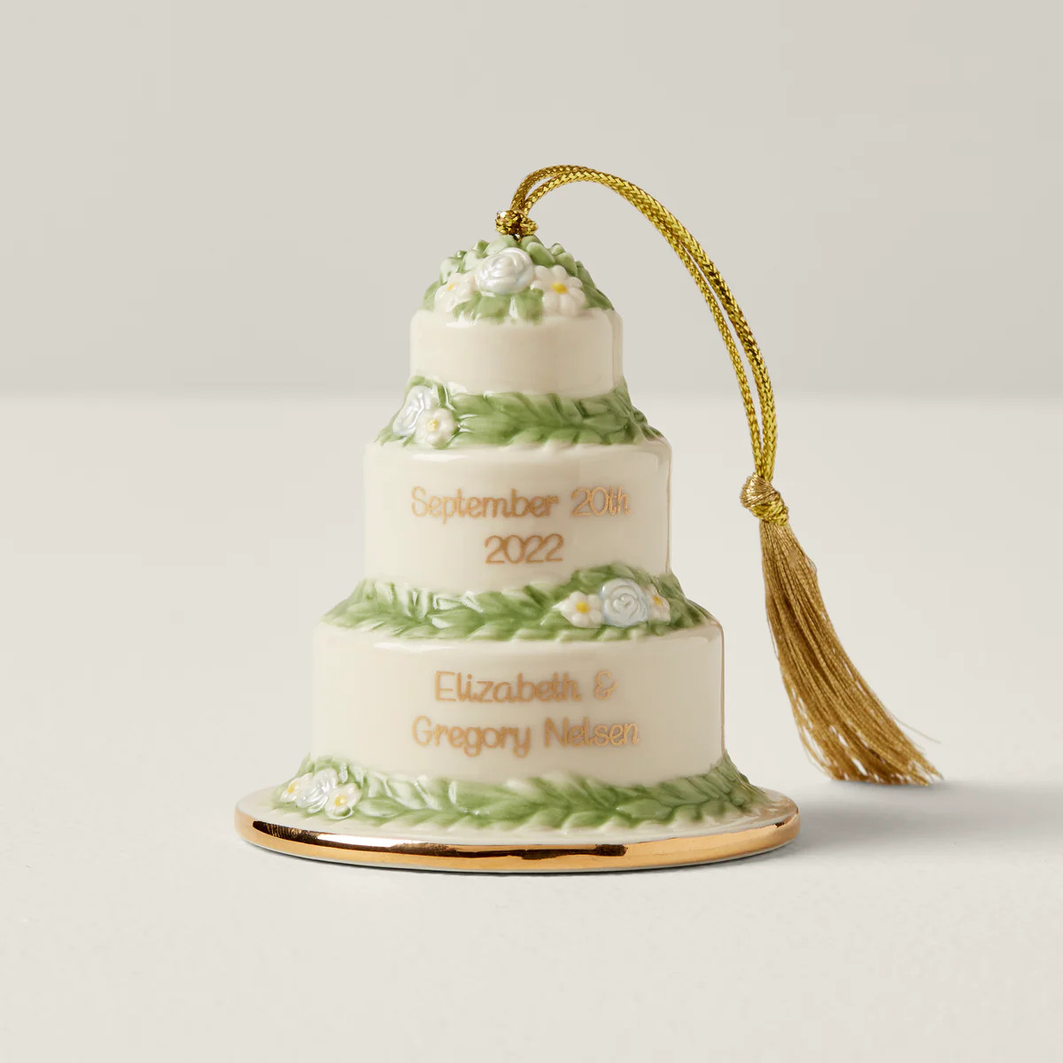 Our 1st Christmas Together Wedding Cake Ornament | Lenox