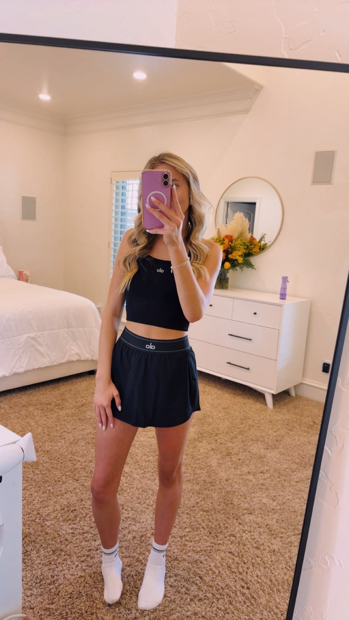 size small in my tank and size xs in the skirt!