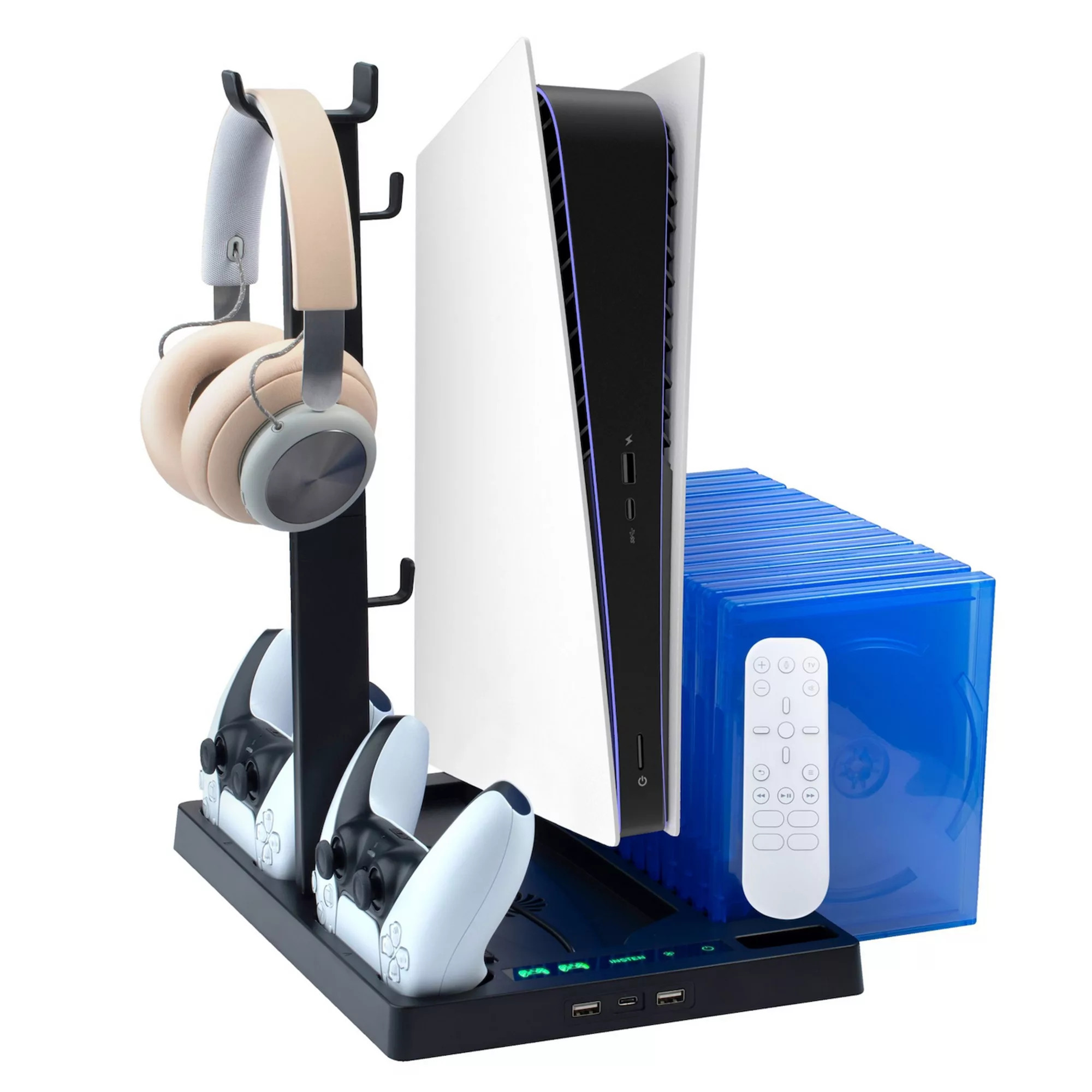 For Ps5 Stand And Cooling Station With Dual Controller Charging Dock Charger | Kohl's