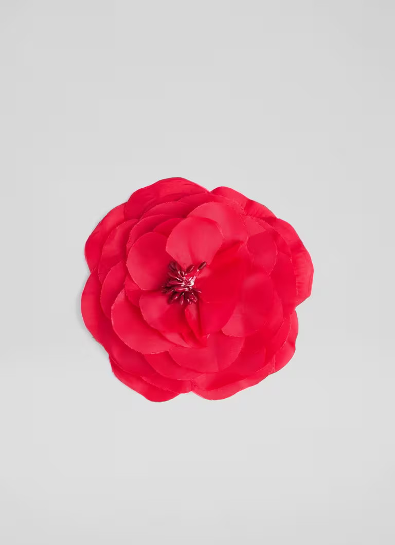 Rosette Red Flower Corsage | L.K. Bennett (UK)