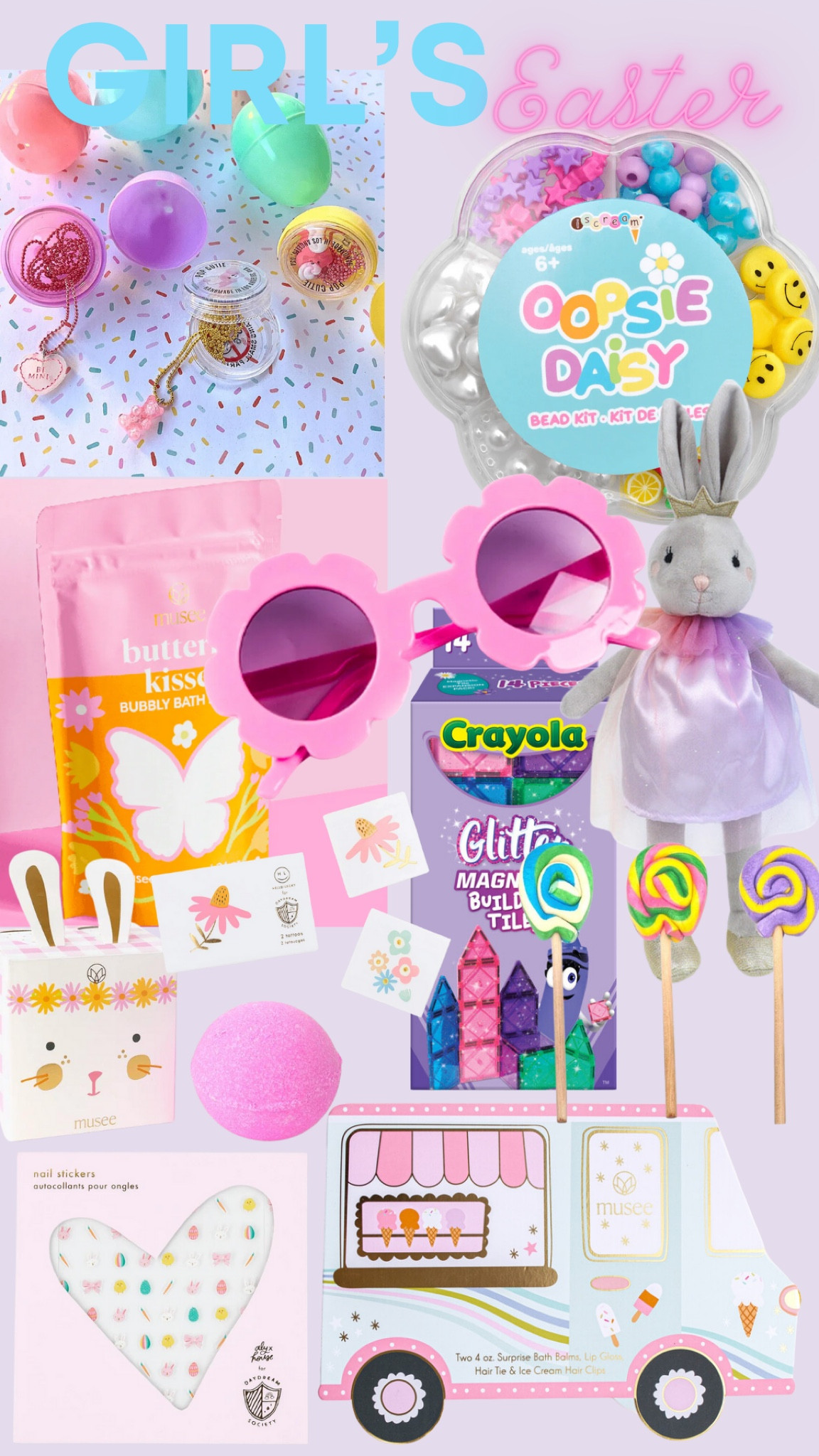 The cutest, most colorful girl’s Easter basket💕🐣💕
One stop shop for a great assortment for your vibrant little bunny 💗 

#LTKfamily #LTKkids #LTKSeasonal