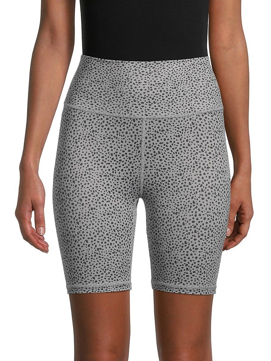 All Fenix Women's Kira Print Bike Shorts - Grey Black - Size M | Saks Fifth Avenue OFF 5TH (Pmt risk)
