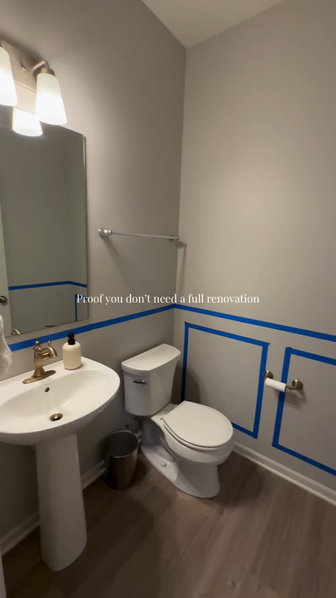 Sometimes it’s just the details that make a space feel finished 🤎

A little trim and wallpaper went a long way in this powder bath.

✨everything linked on my LTK
🤎 follow @neutralcatt for calm, functional spaces that are meant to be lived in