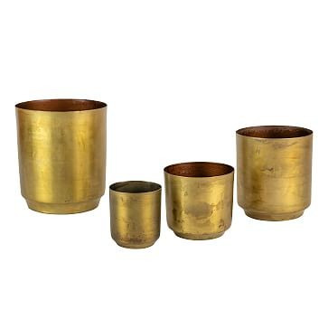 Metal Flower Pots | West Elm (US)