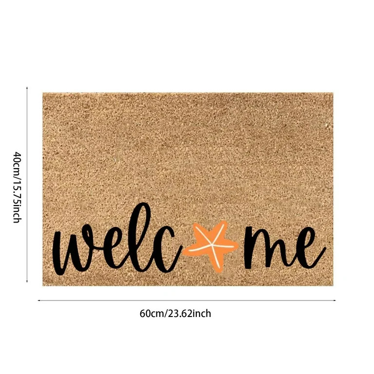 Welcome Floor Mat Welcome Summer Decorative Door Mat For Indoor Outdoor Bathroom Kitchen Funny Cu... | Walmart (US)