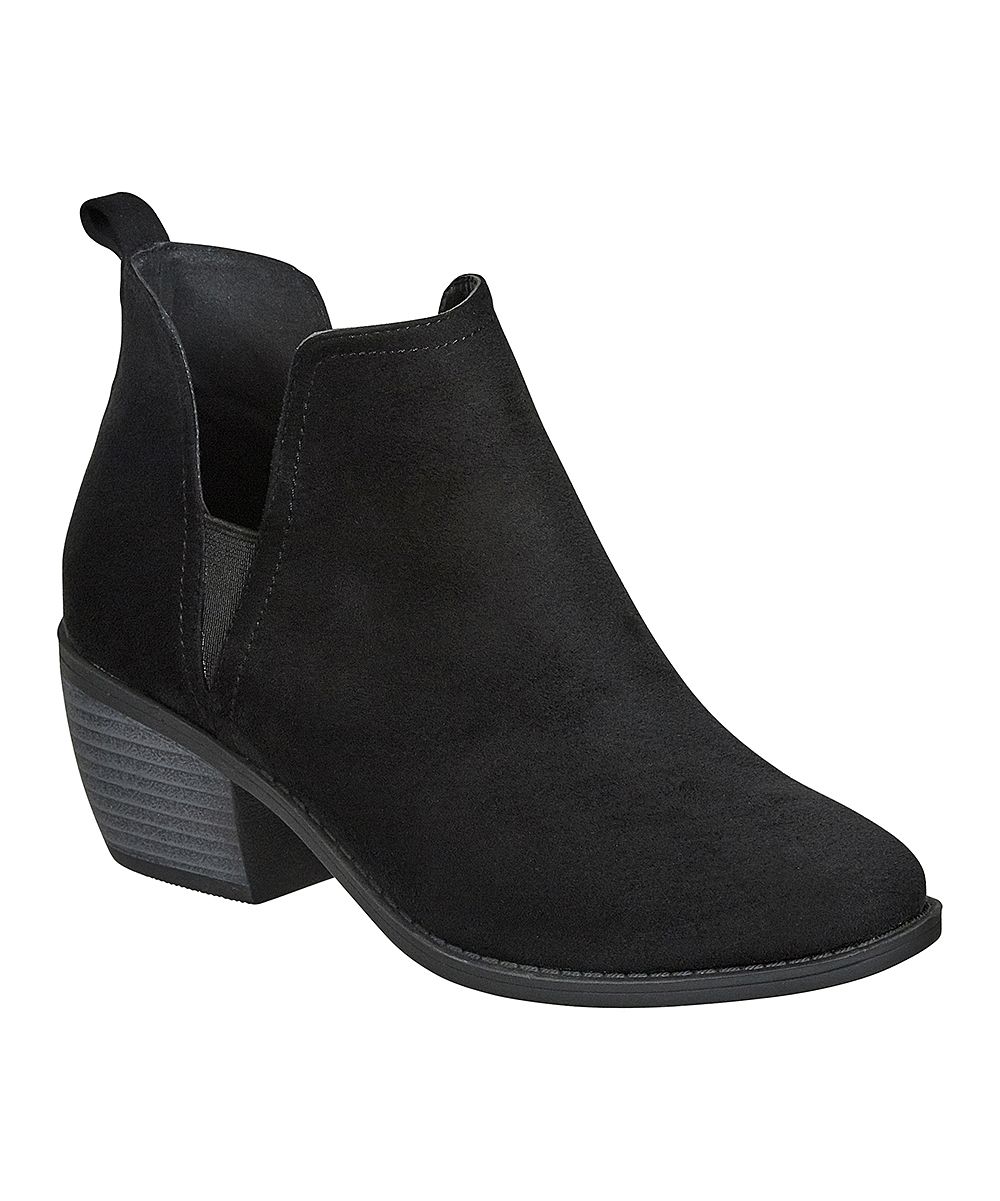 Pierre Dumas Women's Casual boots Black - Black Victoria Ankle Boot - Women | Zulily