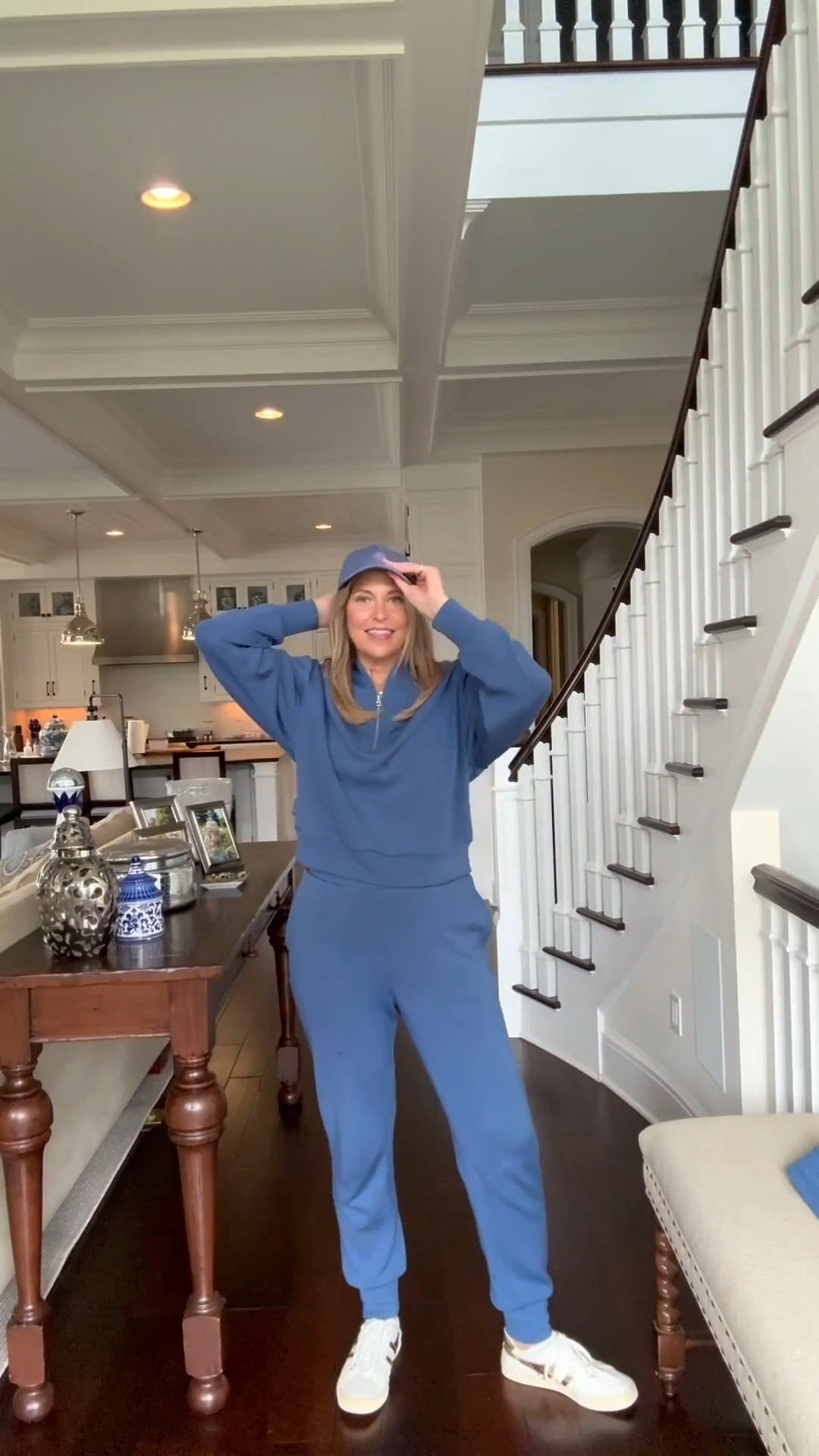 Varley sets always deliver for us. The color, fit, and comfort are all so good. This one works just as well for travel days as it does for relaxing at home.

#LTKMidsize #LTKOver40 #LTKSeasonal
