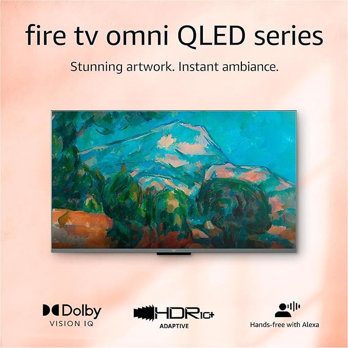 Amazon Fire TV 55" Omni QLED Series 4K UHD smart TV, Dolby Vision IQ, Fire TV Ambient Experience,... | Amazon (US)