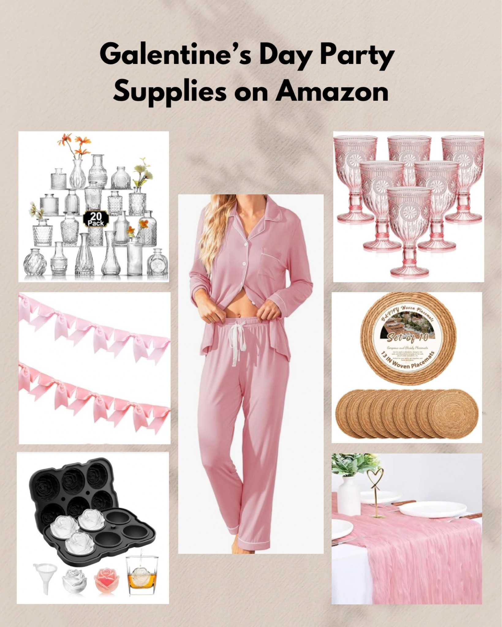 Galentine’s Day Party Supplies for Girls Night In Sleepover // Pink Pajama Set Women's Long Sleeve Sleepwear Button Down Pj Sets Soft Loungewear Valentine’s Day Pink Pajamas Matching Set 

#LTKSeasonal #LTKHome #LTKParties