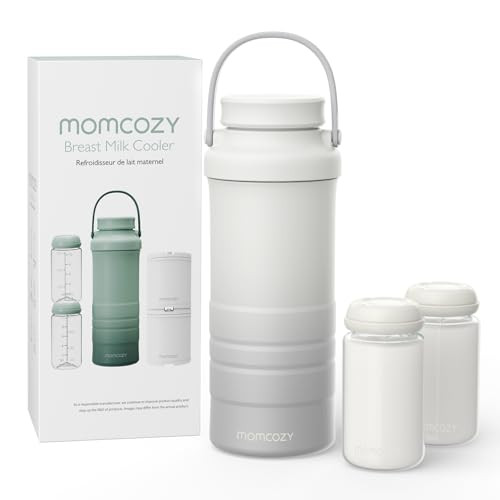 Momcozy 22oz Portable Breast Milk Cooler for Outdoor, Life Saver with 360° Total Cooling for 24 ... | Amazon (US)