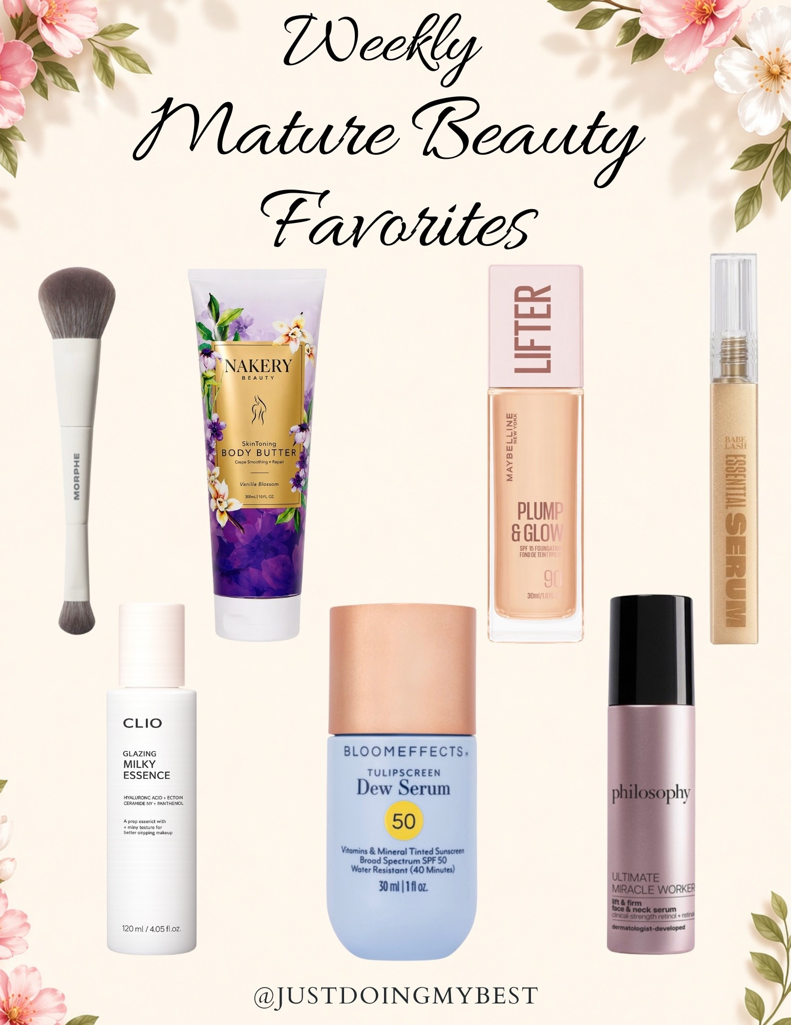 Weekly Mature Beauty Favorites Last week of April  

#LTKOver40 #LTKBeauty