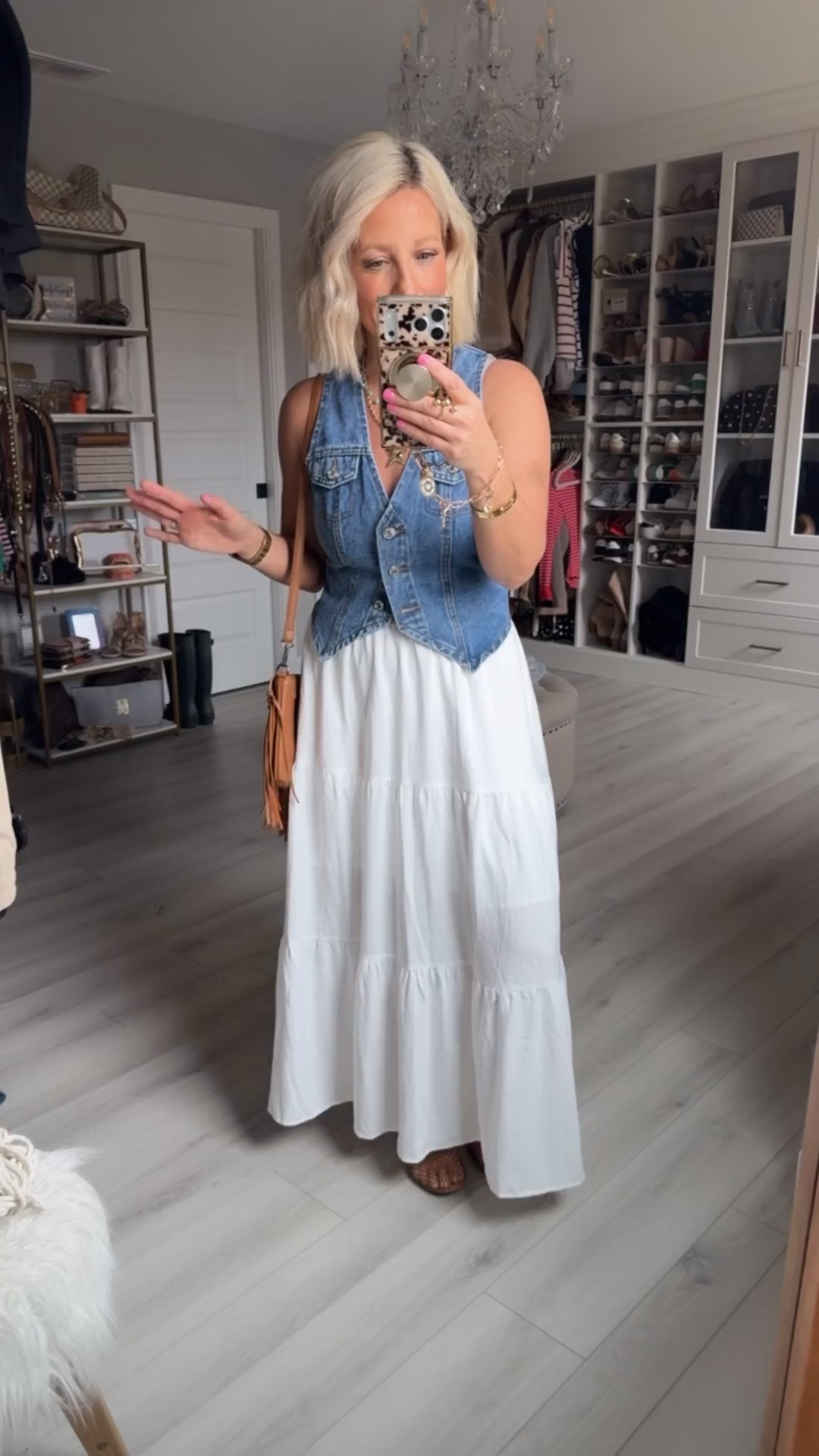 Vest medium
Skirt small

#LTKSaleAlert #LTKootd #LTKmomlife