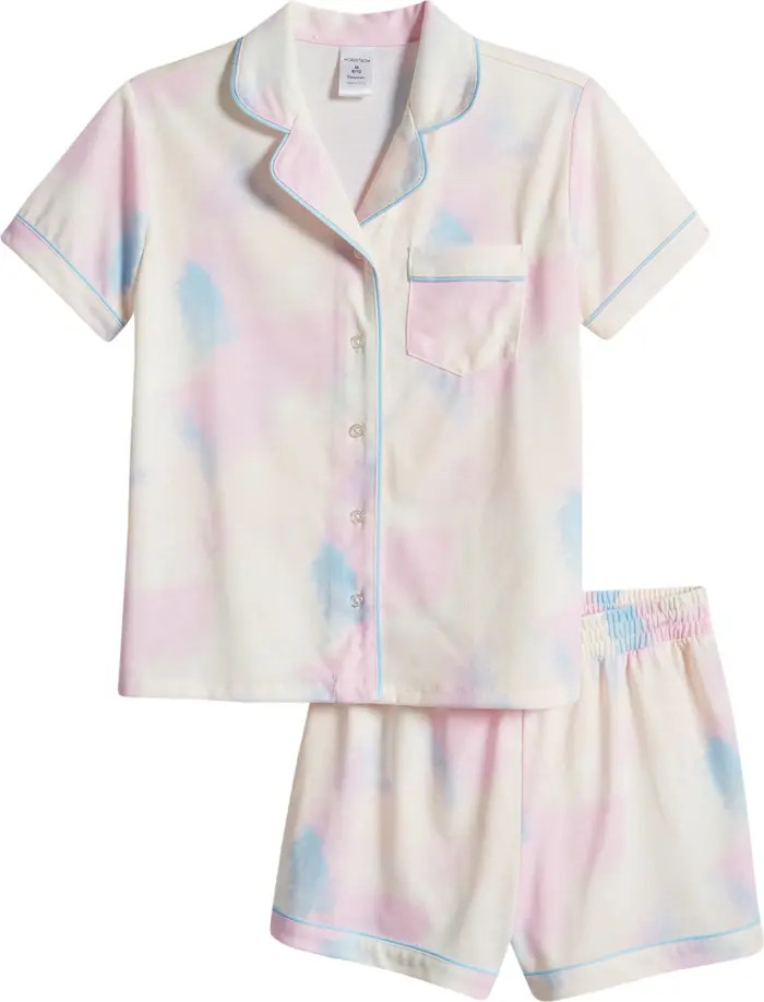 Nordstrom Kids' Print Two-Piece Short Pajamas | Nordstrom | Nordstrom