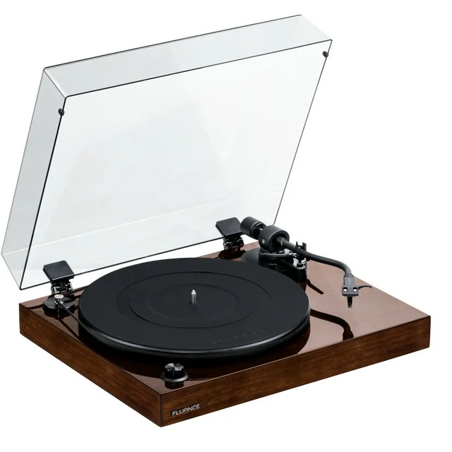 Fluance RT82 Reference High Fidelity Vinyl Turntable Record Player with Ortofon OM10 Cartridge, S... | Walmart (US)