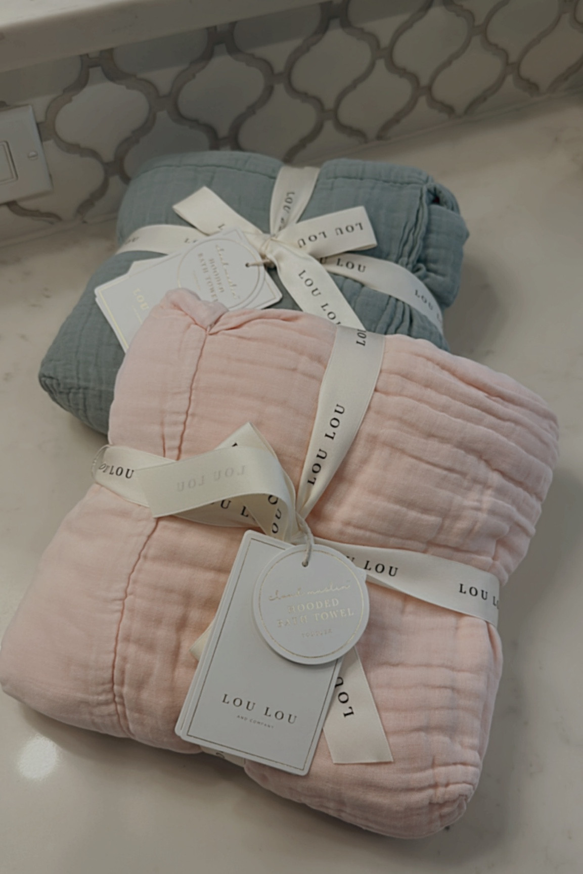 new bath hooded towels for my baby/toddler 
20% off site wide right now using code FILLMYCART