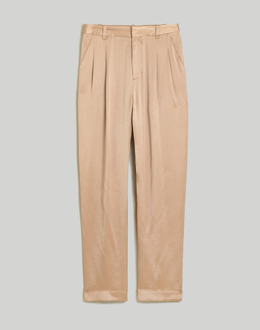 The Turner Tapered Pant in Satin | Madewell