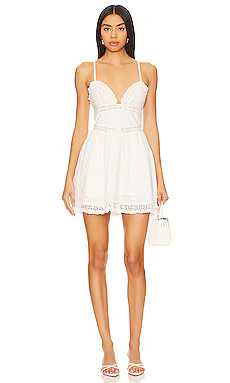 MAJORELLE Kariselle Mini Dress in White from Revolve.com | Revolve Clothing (Global)