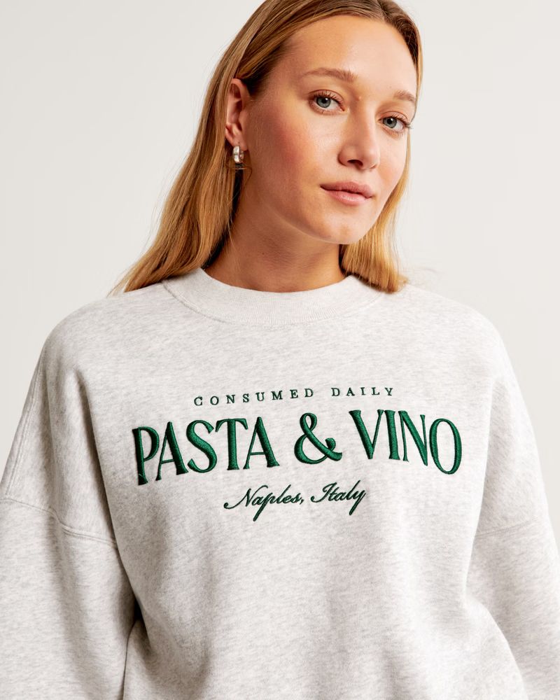 Pasta Graphic Sunday Crew | Abercrombie & Fitch (US)