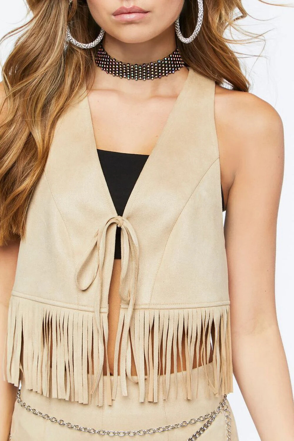 Faux Suede Fringe Vest | Forever 21 (US)