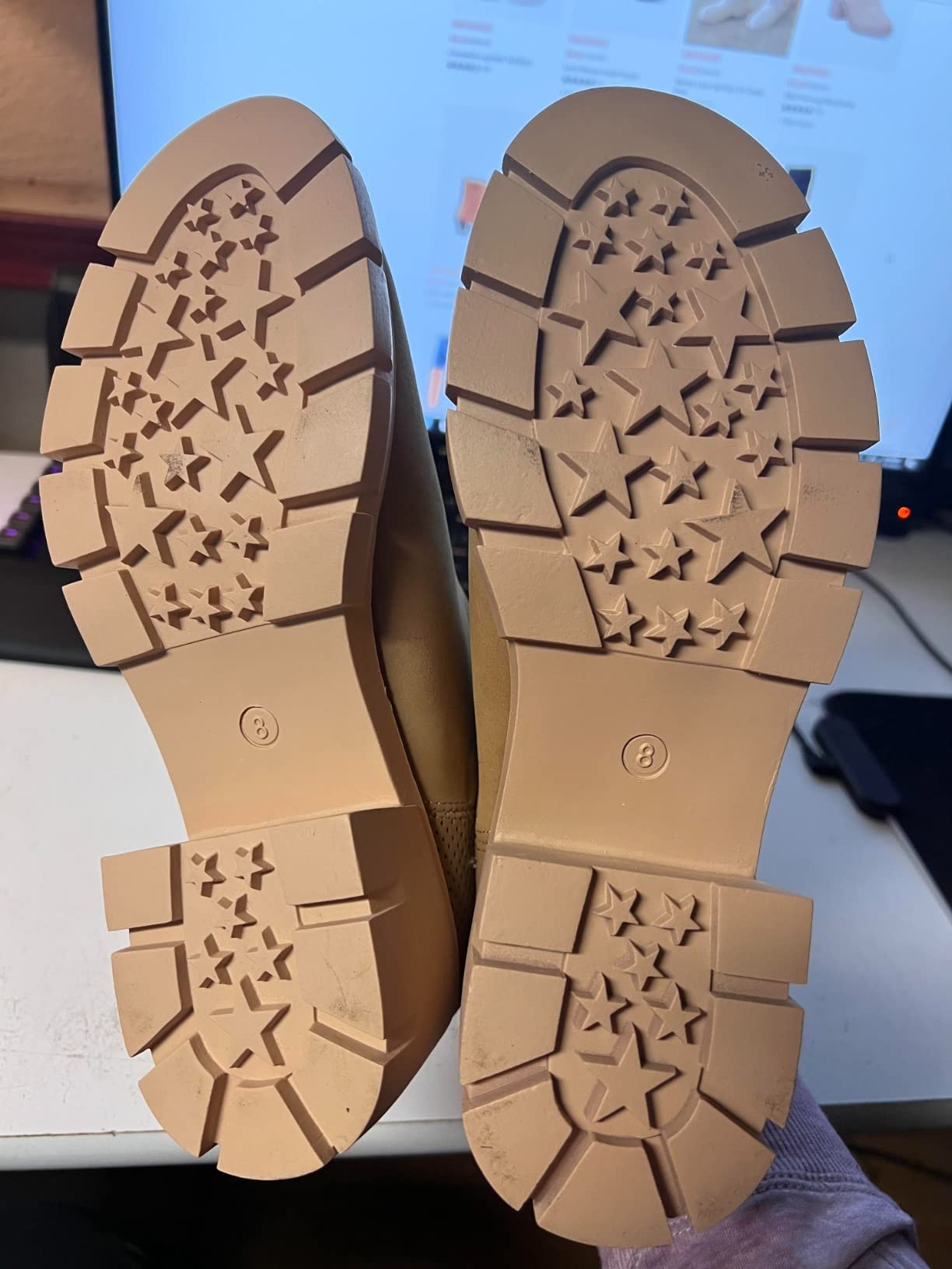 Womens Elastic Slip On Ankle Boots Lug Sole Platform Chunky Mid Block Heel Western Chelsea Bootie... | Amazon (US)