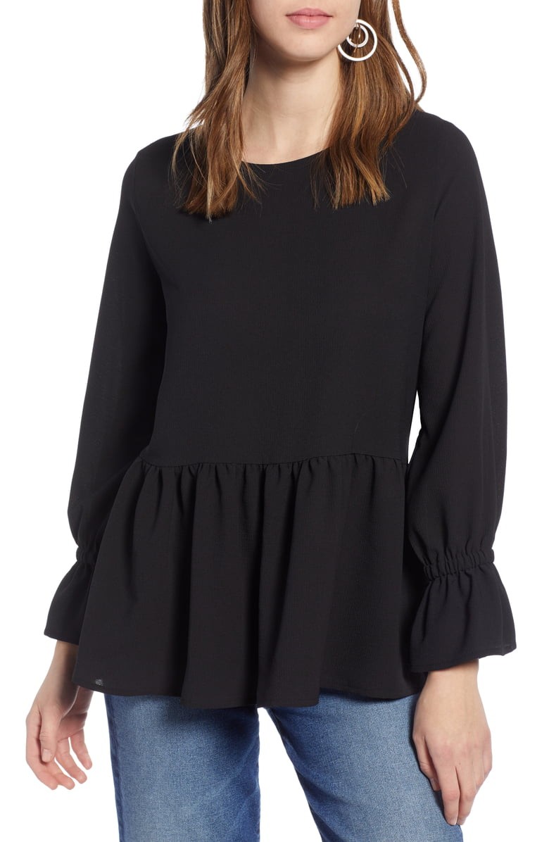 Halogen® Peplum Top | Nordstrom | Nordstrom