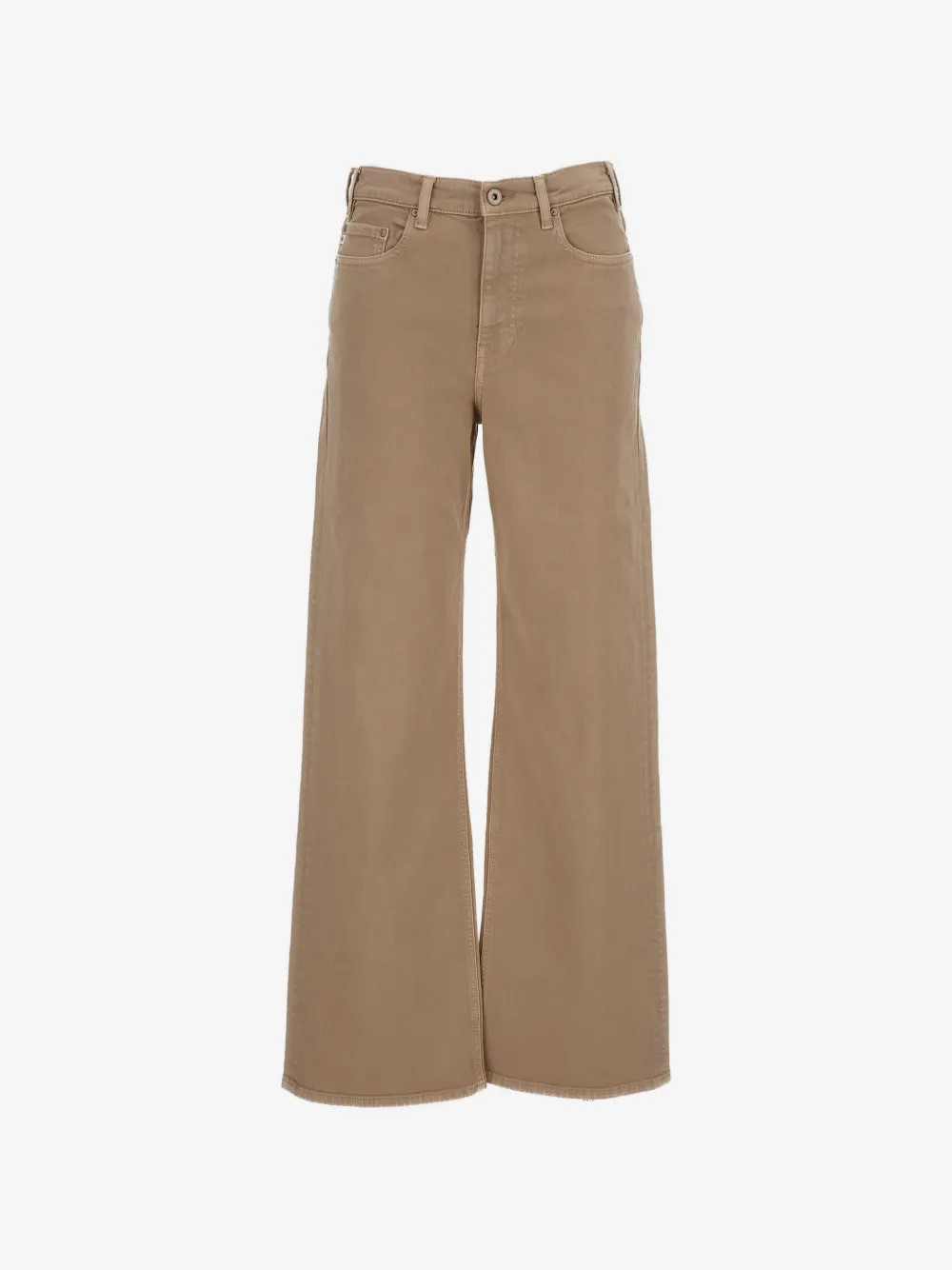 AG Jeans high-waisted wide-leg jeans - Neutrals | Farfetch Global