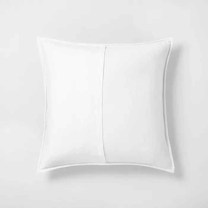 Microstripe Pillow Sham Sour Cream / Railroad Gray - Hearth & Hand™ with Magnolia | Target