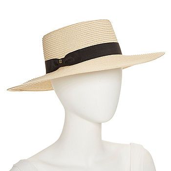 Liz Claiborne Paper Braid Gondolier Womens Floppy Hat | JCPenney