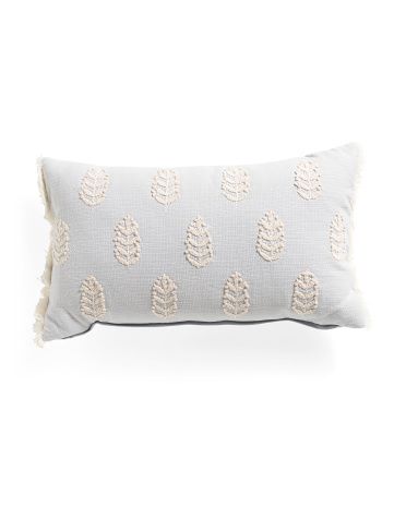 14x24 Clemmie Embroidered Pillow | TJ Maxx