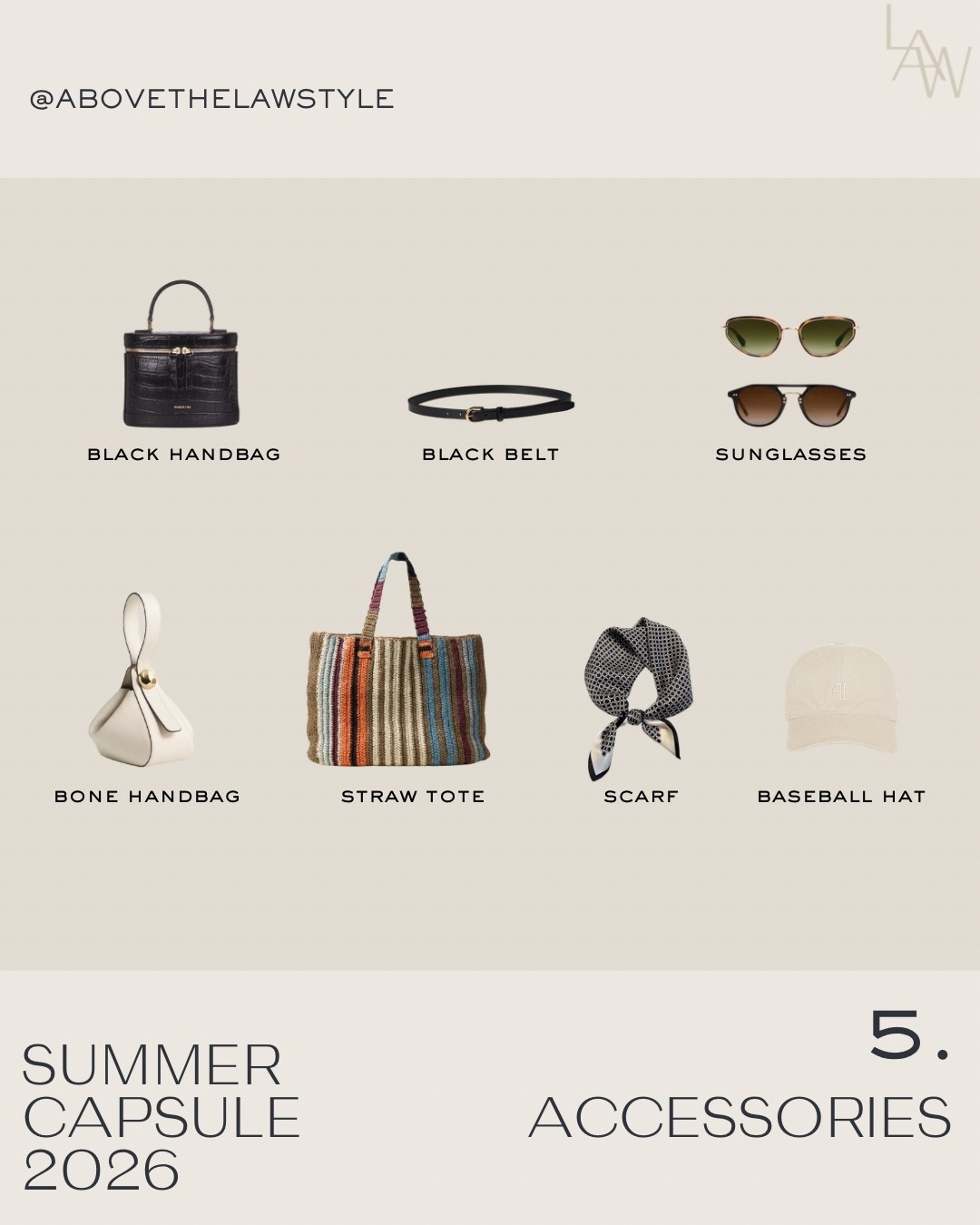 Summer Capsule Accessories

#LTKSeasonal #LTKOver40