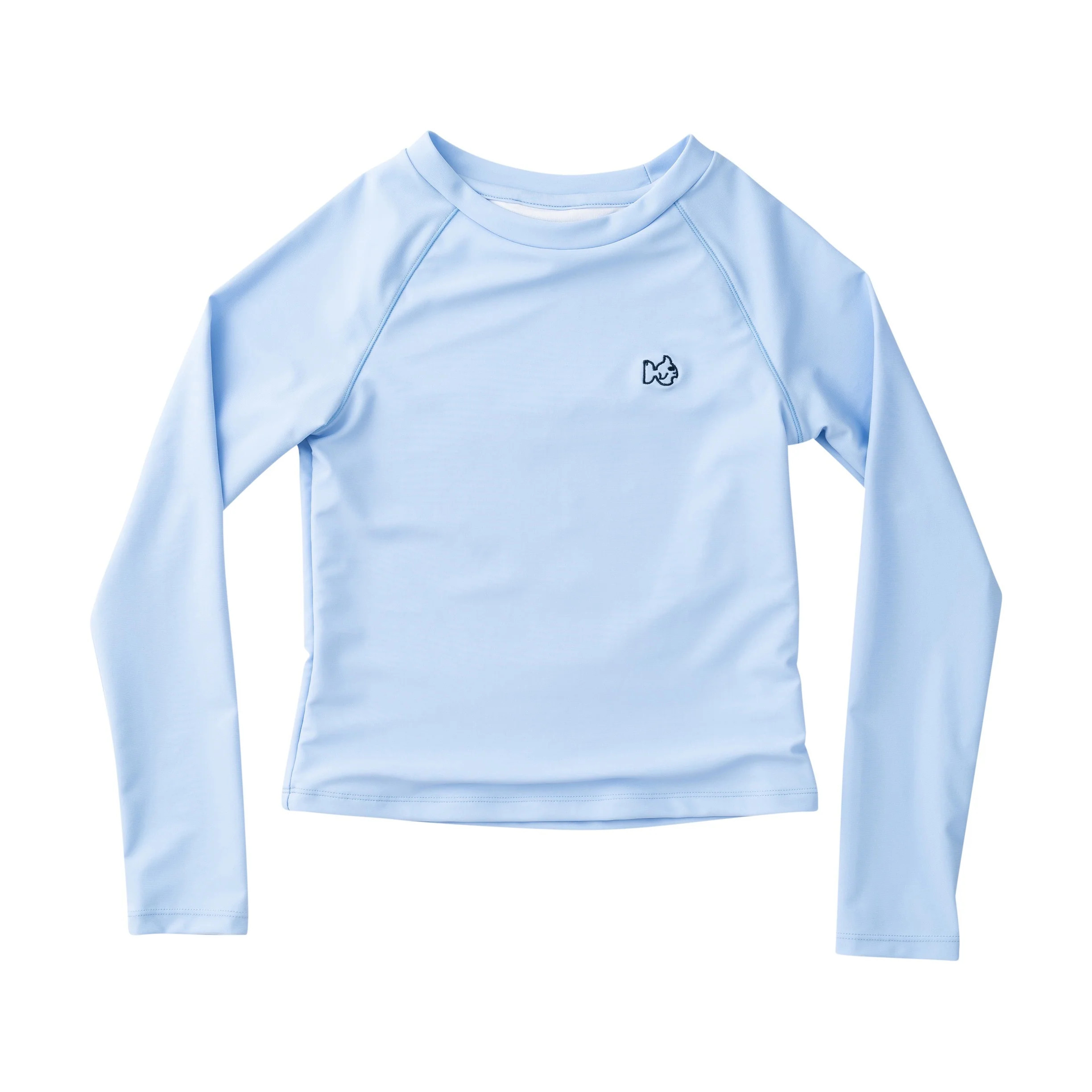 Boys' Reef Long Sleeve Rashguard Windsurfer Light Blue | PRODOH