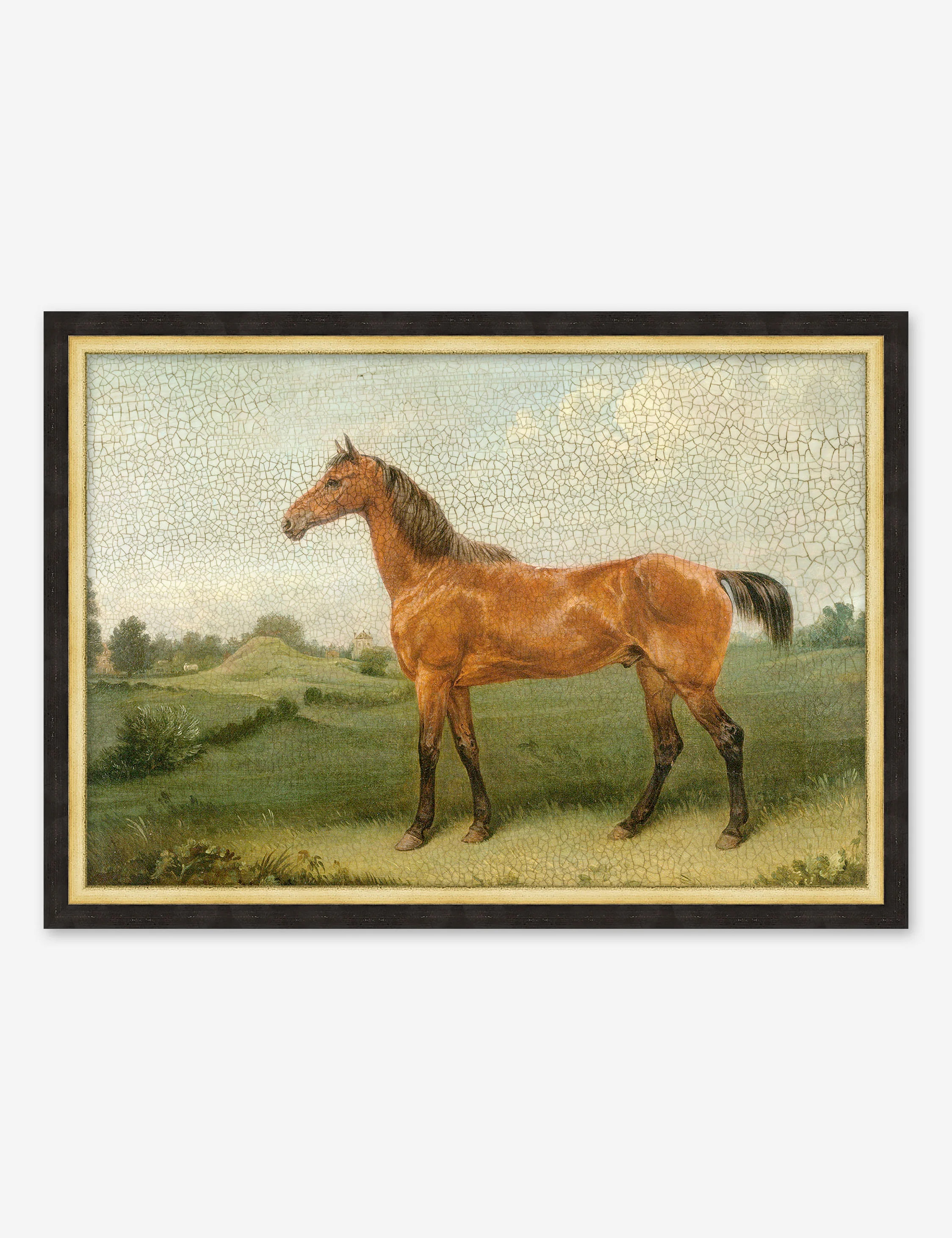 Antiqued Horse II Wall Art | Lulu and Georgia 