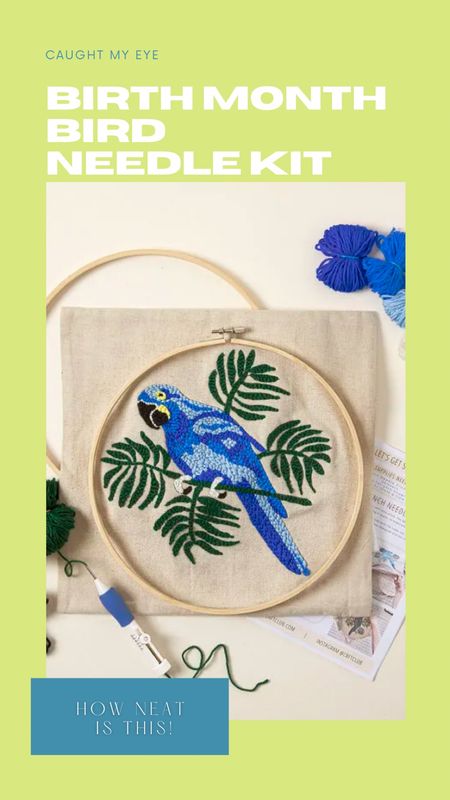 This is a unique gift idea, but i also want one for myself… Birth month bird needlepoint pillow! 

#LTKfamily #LTKhome